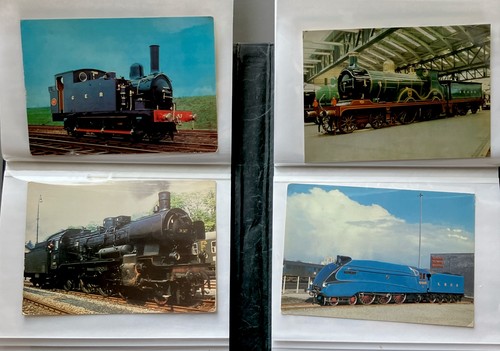 Railway album postcards - railway,