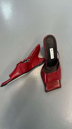 Miista womens red leather - miista,