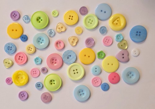 Assorted pastel coloured - 50,