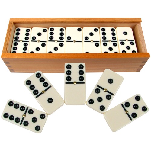 Dominoes set piece - dominoes, set-