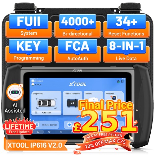 Xtool ip616 obd2 scanner - ip616,