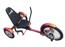 Mobo Triton The Ultimate Three Wheeled Cruiser. Hot Rod Red . Go kart. Kids.
