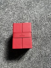OMEGA Red Leatherette Watch