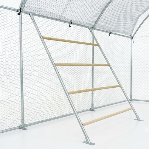 Chicken roosting wooden perch - chicken,