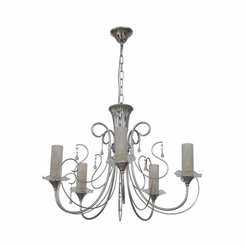 Chrome candle metal arm opal - arm,