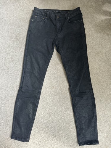 Zara black patterned wax - zara,