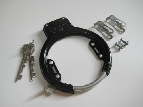 Vintage bicycle lock - vintage,