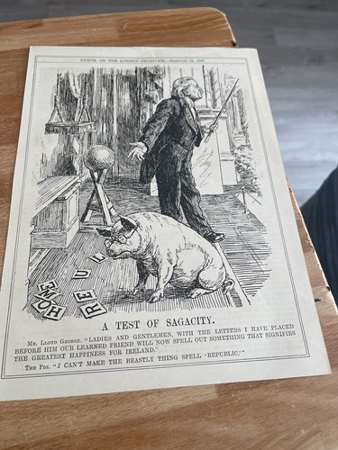 Punch cartoon 1920 - test, of