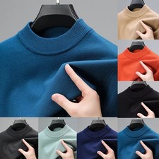 Men Half Turtleneck Knitwear
