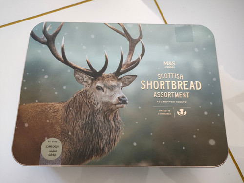 Empty scottish shortbread - empty, m&s