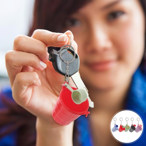 Pcs beach bucket keychain - beach,