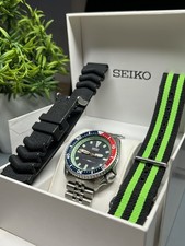 Vintage SEIKO DIVERS 150m Pepsi Dial - 7002-7001 YEAR 1993. Boxed + TWO STRAPS