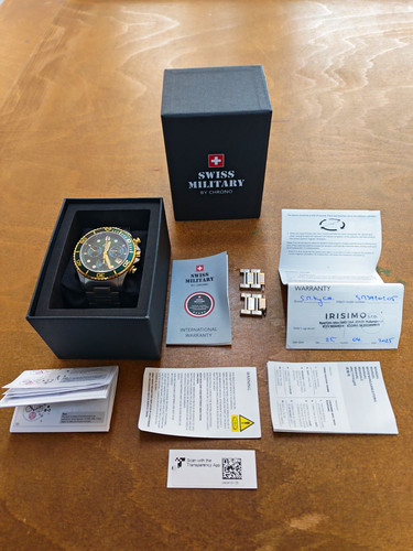 Swiss military chrono - military, xl