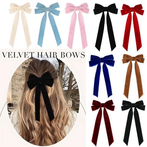 2pc velvet bow - velvet, for