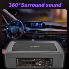 1200W Active Underseat Car Bass Box Audio Subwoofer Sub Speaker Amplifier