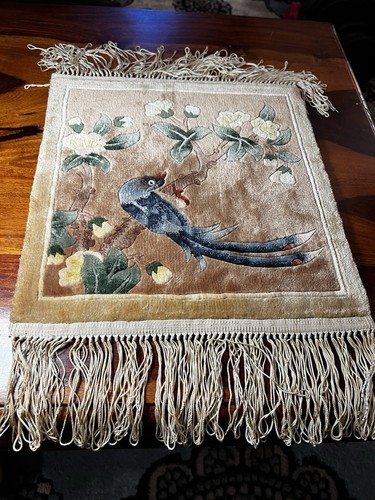 Vintage chinese art - vintage, silk