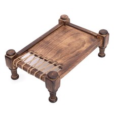 Farmhouse Rustic Wood Cot