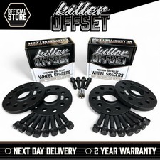 Black Wheel Spacers 12mm 15mm