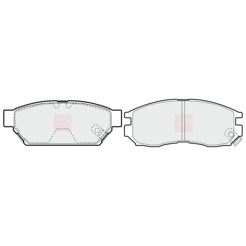 Apec front rear pads fits - &,