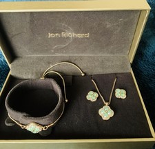 John Richard 3 Piece Clover Jewellery Set