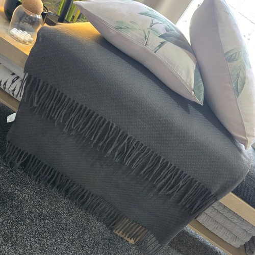 Zara home grey - grey, throw