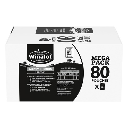 Winalot meaty chunks adult wet - meaty,