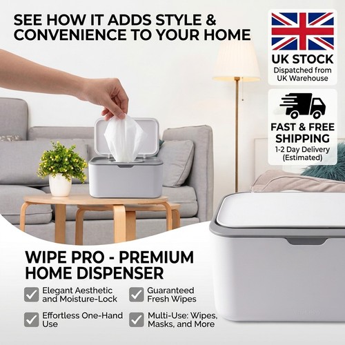 Wet wipes dispenser - box, tissue