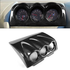 Carbon Fiber 52mm Dash Gauge Pod Cover For Nissan Skyline R34 GTR GTT 1999-2004