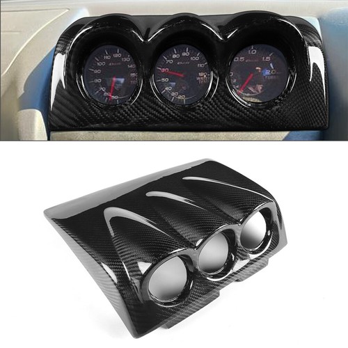 Carbon fiber 52mm dash gauge - fiber,