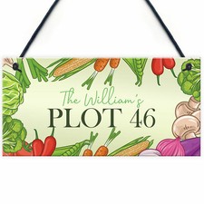 Allotment Sign Outdoor Plaque