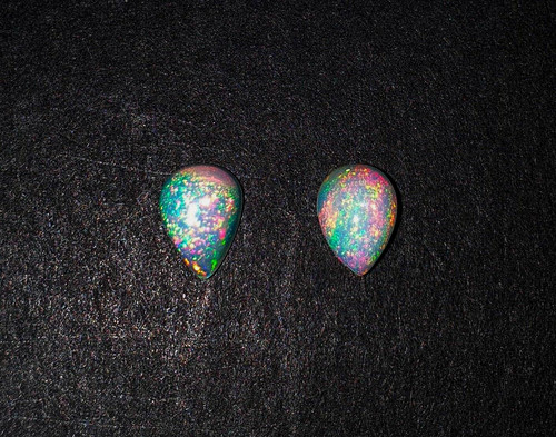 Natural ethiopian opal pear - natural,
