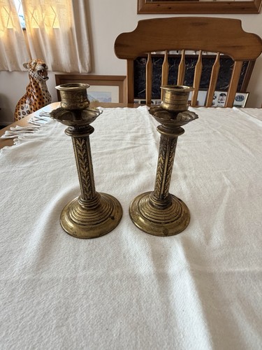 Antique pair brass - antique, of