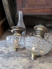 Pair Of Hinks Oil Lamp Tops