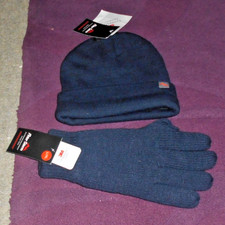 Mens Peter Storm Navy Thinsulate hat and gloves set warm soft  new with tags