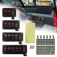 12V/24V 2/3/4/5 Gang RV Camper