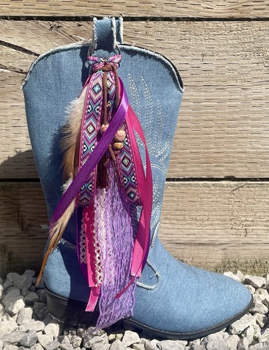 Pink and purple - and, boot