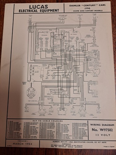Original lucas wiring diagram - original,