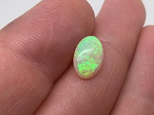 Antique Genuine Natural Australian Solid Opal with Superb Fire 12 x 8mm 1.45ct