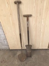 TURF LIFTER CUTTER SPADE AND POST HOLE SPADE VINTAGE