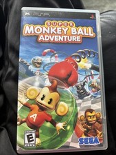 Sony PSP Super Monkey Ball Adventure Game Portable, Complete, Region 1