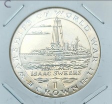 GIBRALTAR 1993 1 Crown Coin