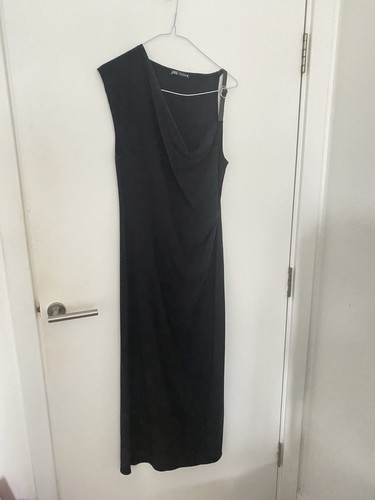 Zara black midaxi dress - dress, size