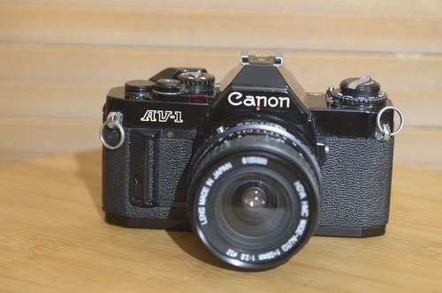 Rare black canon av1 35mm - av1,
