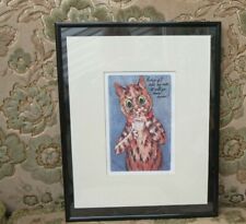 Louis Wain - Framed Vintage