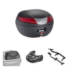 GIVI V40 Black Red Trunk Kit
