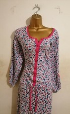 Betty Boop Blue Purple Pink Floral All In One One Piece Nightwear Size 14 16 18