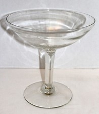 Large~OVERSIZED~Clear Glass~MARTINI~Margarita~CENTERPIECE~10"~Very NICE!