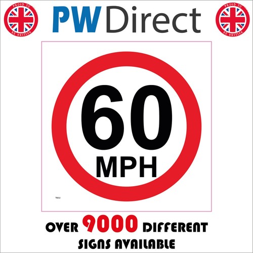 Sign mph legal speed - 60,