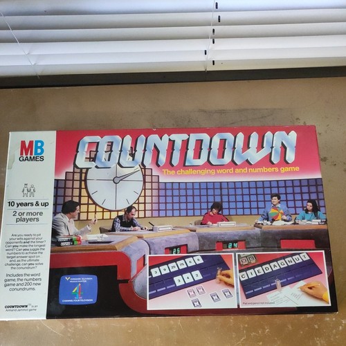 Countdown board game 1986 - game,
