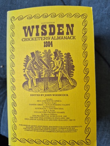 Wisden cricketers almanack - wisden, cricketers'